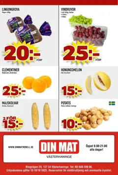 Din Mat - erbjudanden - Förhandsvisning av reklamblad från butik Din Mat aktuell från 13.10.2025 | Sida: 8