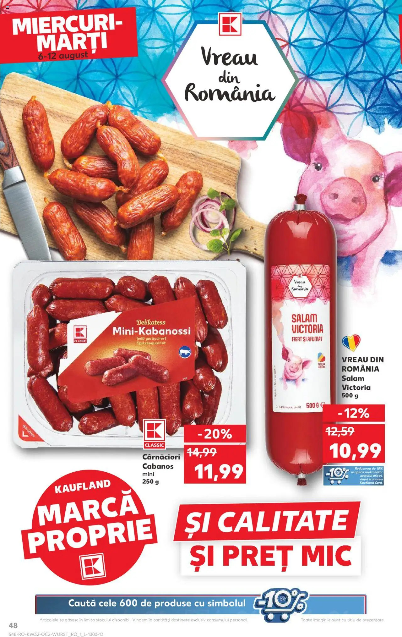Catalog Kaufland - Tulcea – valabil de la 06.08.2025 | Pagină: 48 | Produse: Salam