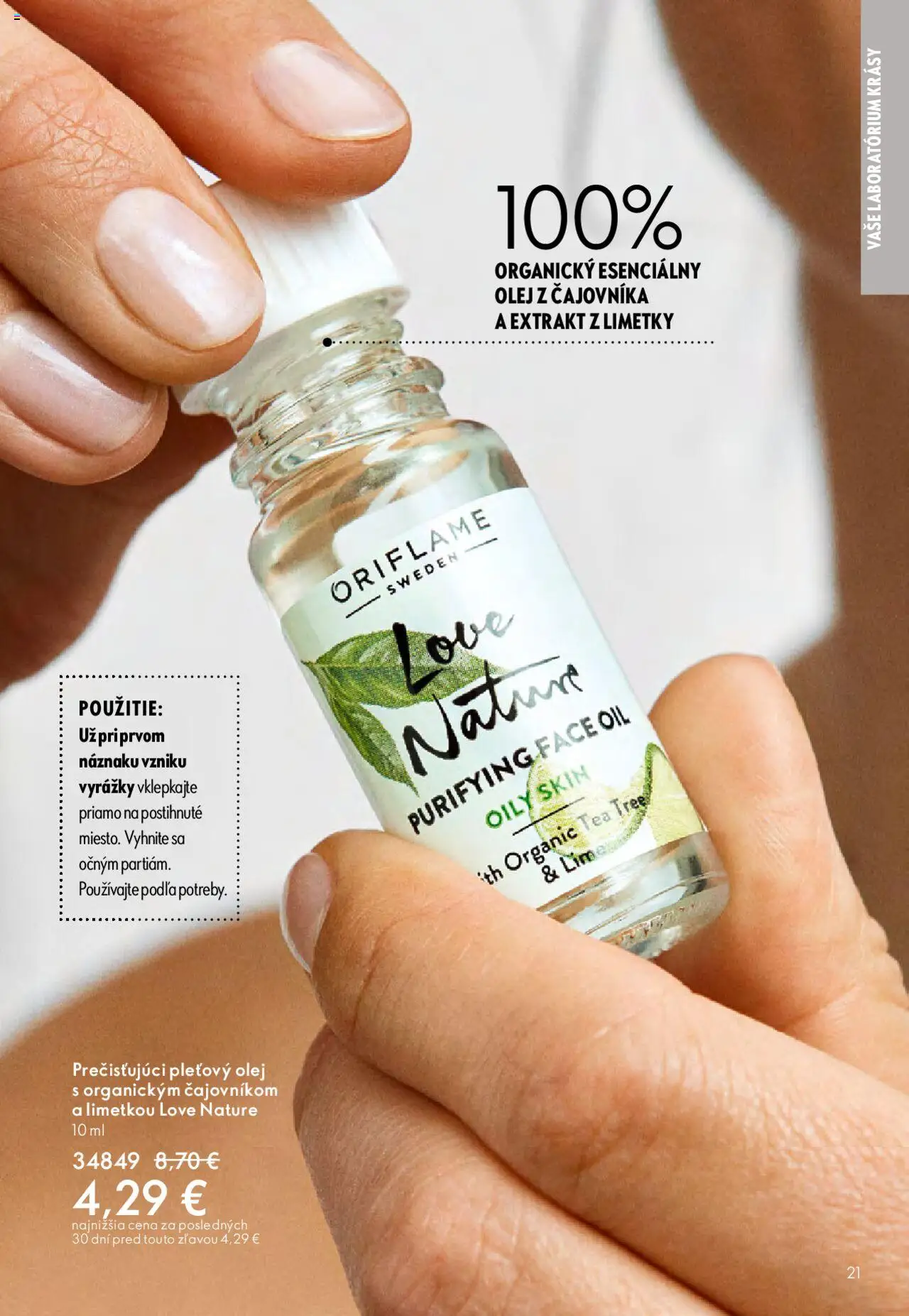 Katalóg Oriflame 13 2025 │ platný od 07.09.2025 | Strana: 21 | Produkty: Olej