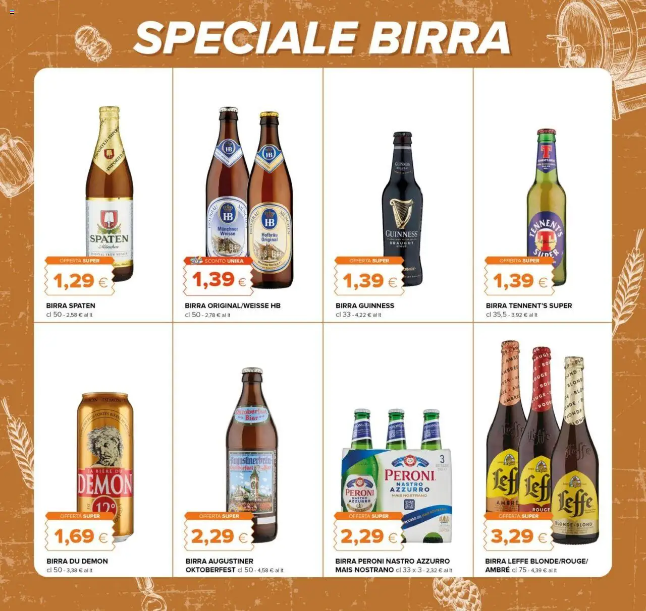 Volantino Tigre del 25.09.2025 | Pagina: 13 | Prodotti: Tennent's, Birra, Mais