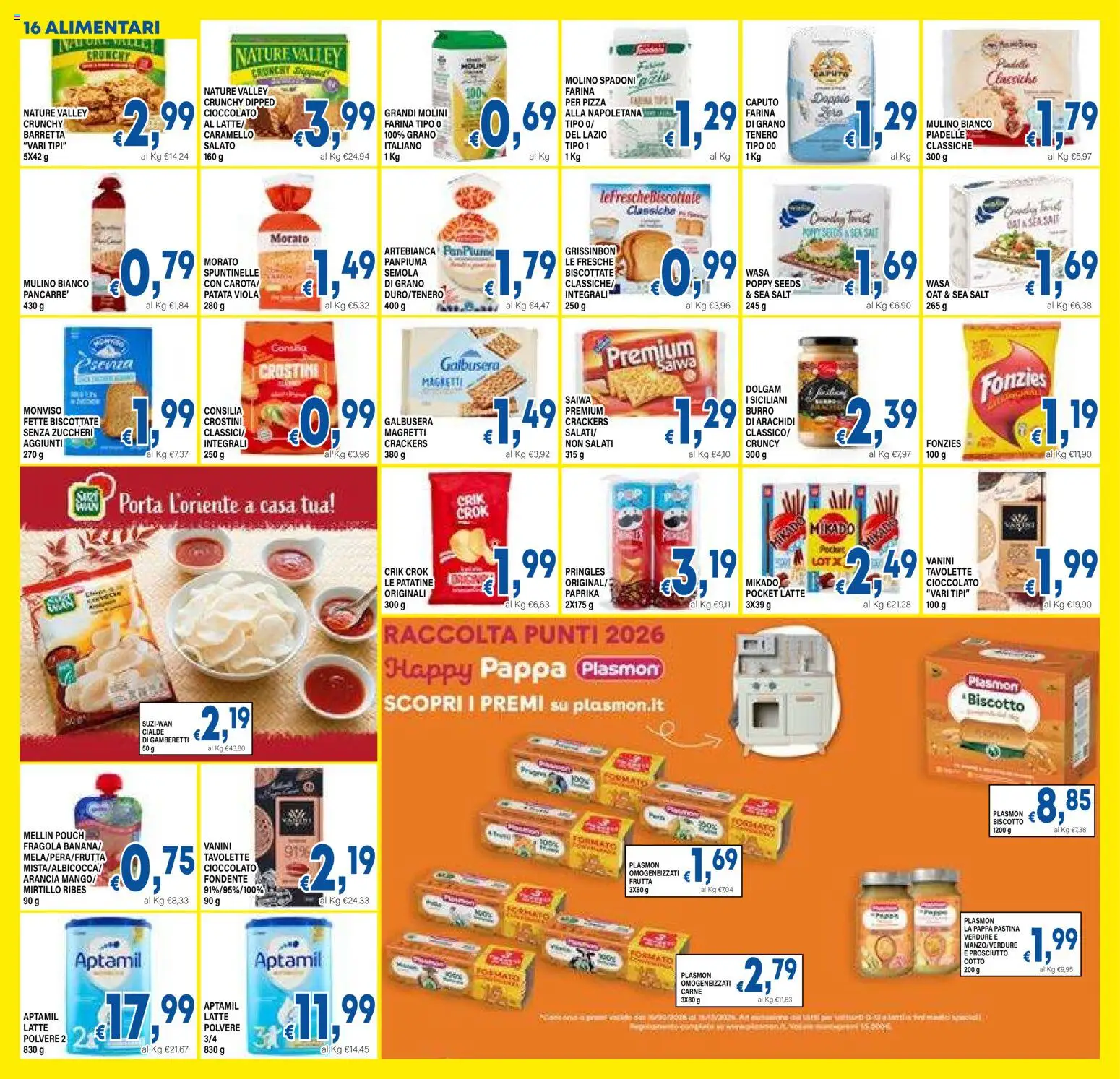 Volantino DEM del 07.04.2026 | Pagina: 16 | Prodotti: Patatine, Burro, Crostini, Fette biscottate