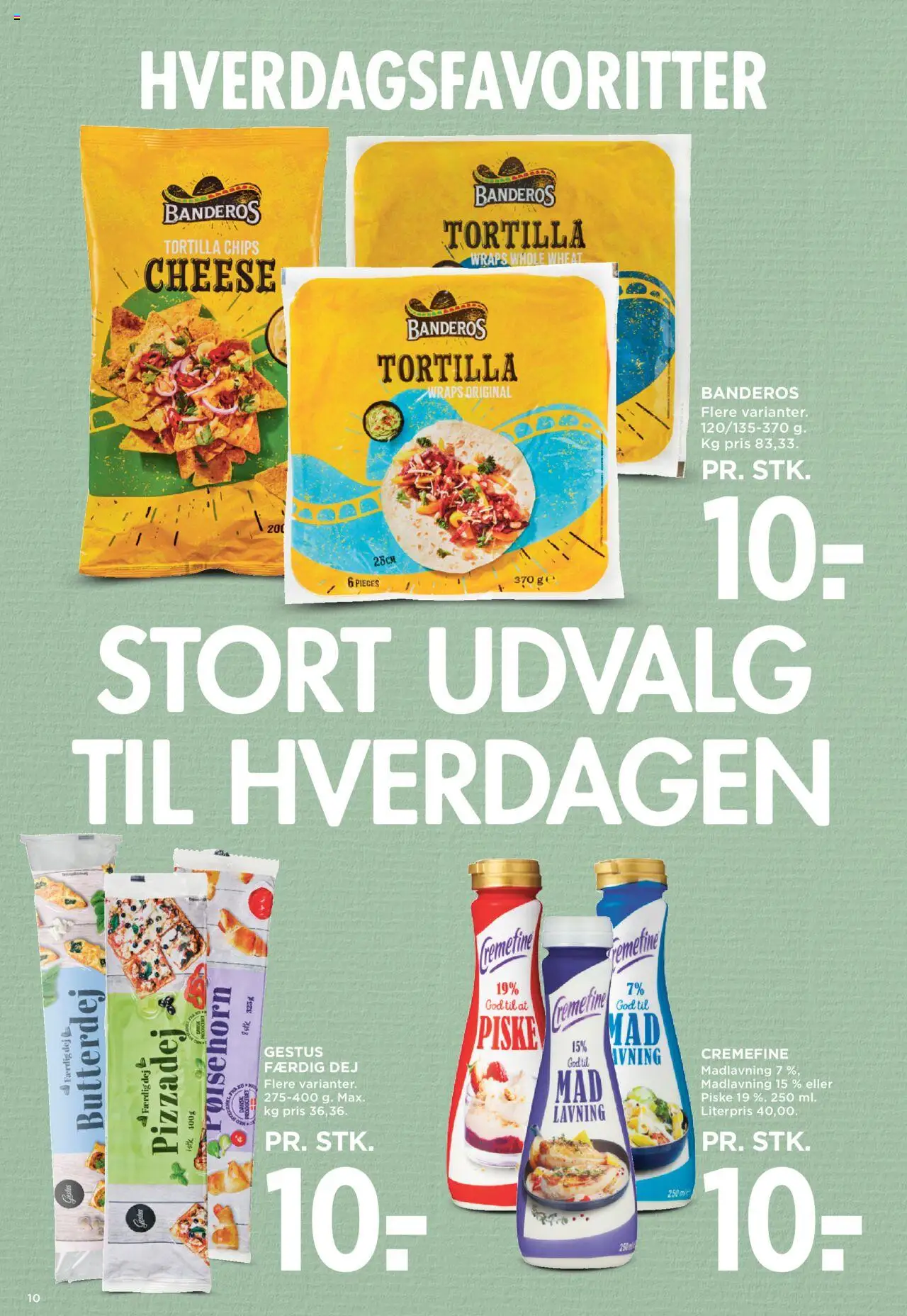 Meny Tilbudsavis gyldig fra 08.08.2025 | Side: 12 | Produkter: Butterdej, Pølsehorn, Chips, Pizzadej