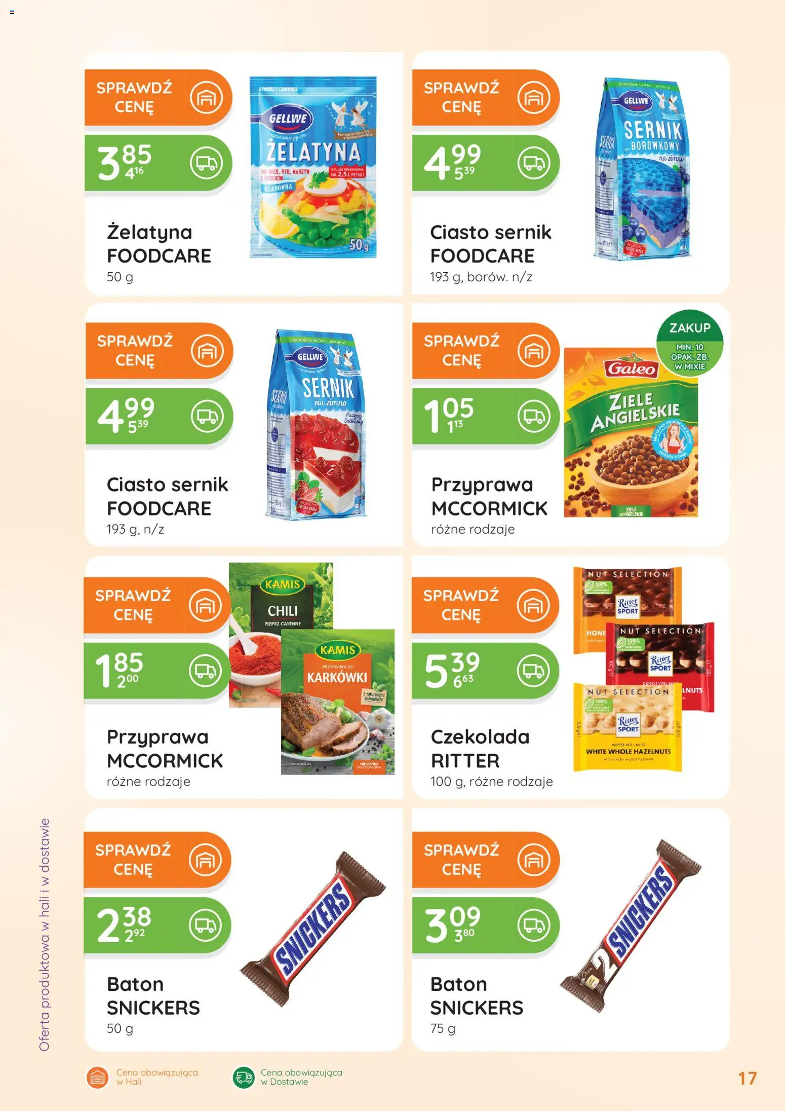 Eurocash Gazetka - Oferta Handlowa od 09.02.2026 | Strona: 17 | Produkty: Chili, Żelatyna, Ciasto, Pieprz