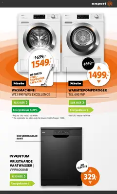 Expert - Folder - Voorbeeld van een folder van Expert, geldig van 13.10.2025 | Pagina: 2 | Producten: Borjúcomb, Wasmachine, Vaatwasser, Stofzuiger