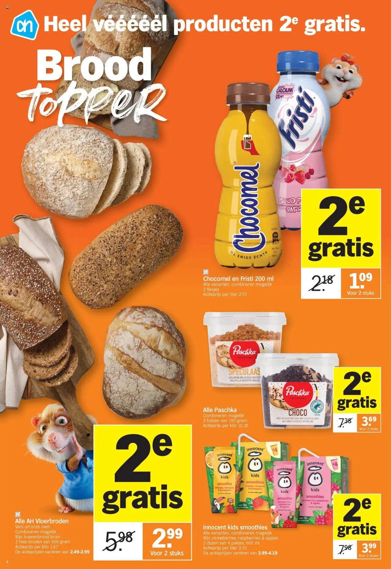  | Pagina: 4 | Producten: Rooibos tea, Fruit, Brood, Chocolade