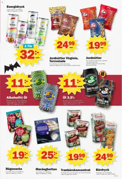 Pekås - erbjudanden - Förhandsvisning av reklamblad från butik Pekås aktuell från 20.10.2025 | Sida: 5 | Produkter: Jordnötter, Öl, Nötter, Citron
