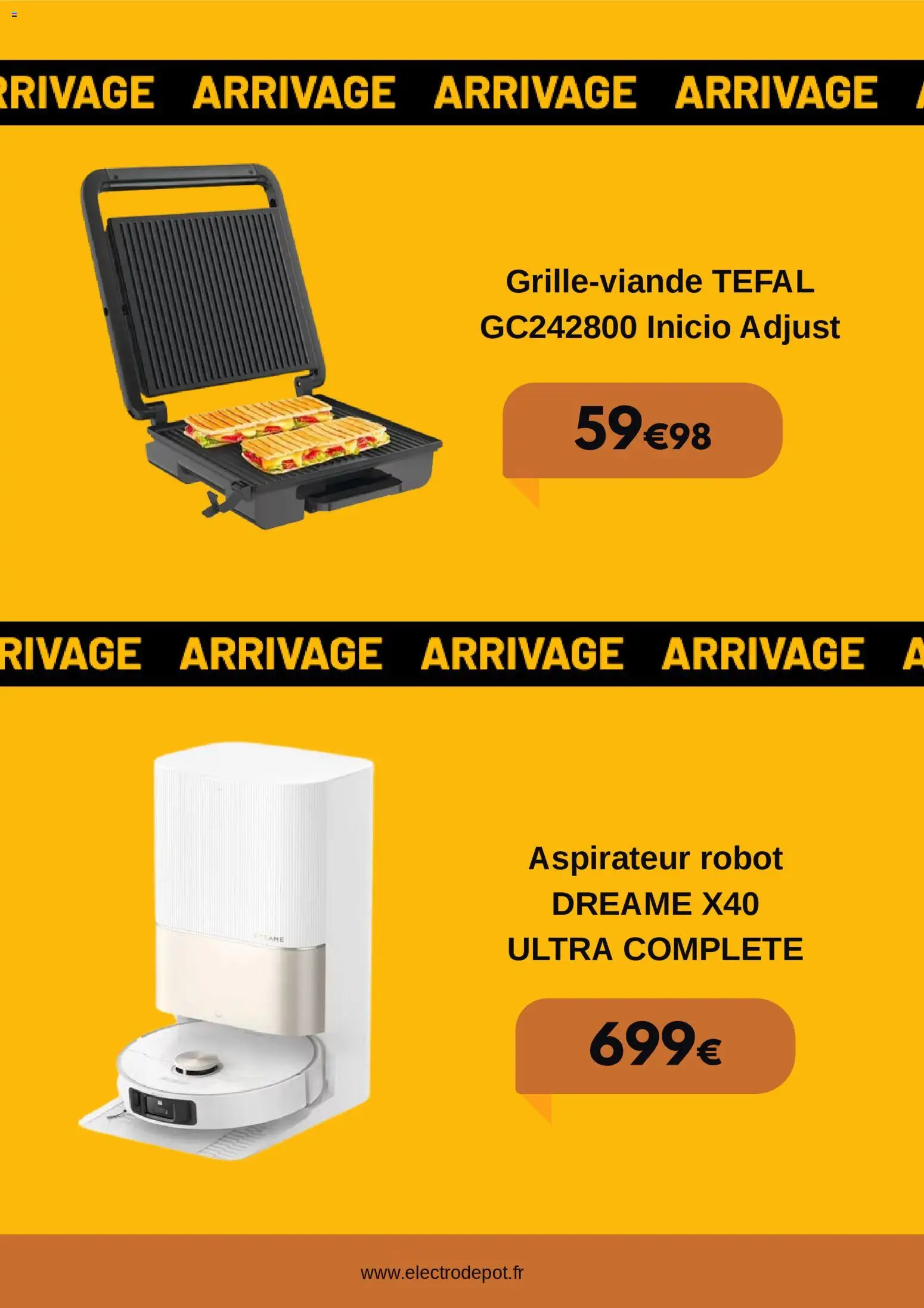 {H1} | Page: 4 | Produits: Aspirateur, Robot, Tefal, Aspirateur robot