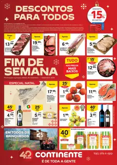 Pré-visualização Continente - Fim de Semana válido de 28.11.2025