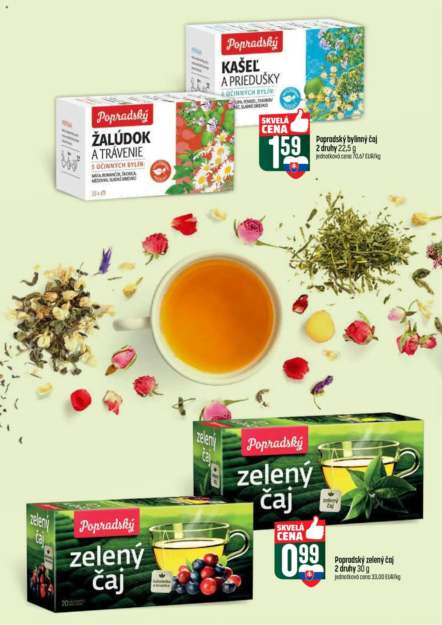 Nové COOP Jednota akcie – leták je platný od 16.04.2026 | Strana: 40 | Produkty: Čaj