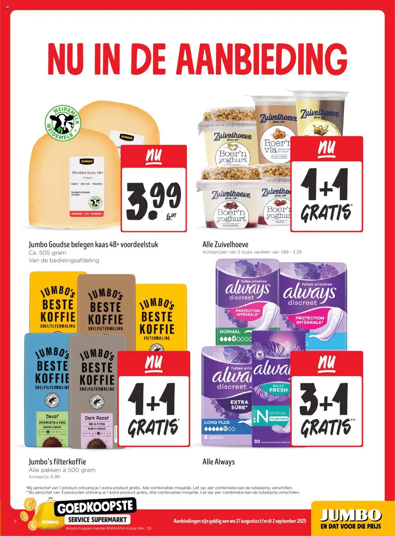  | Pagina: 7 | Producten: Kaas, Yoghurt, Koffie, Kan