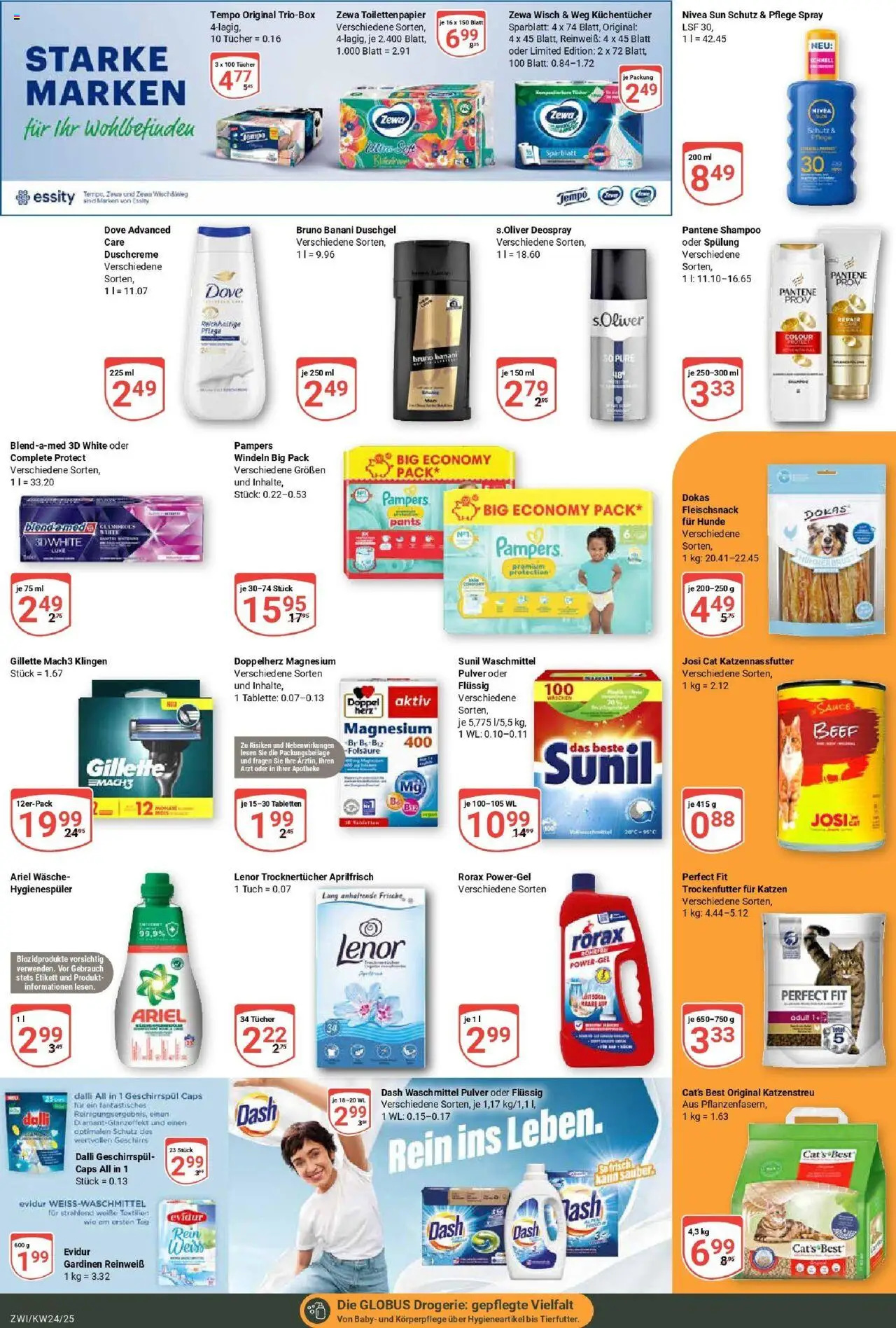 Globus prospekt Zwickau	 - gültig ab dem 08.06.2025 | Seite: 21 | Produkte: Lenor, Pampers, Spülung, Waschmittel