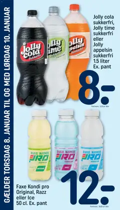 Faxe Kondi pro Original, Razz eller Ice, Faxe Kondi pro Original, Razz eller Ice 50 cl. Ex. pant gyldig fra 02.01.2026 | Side: 30