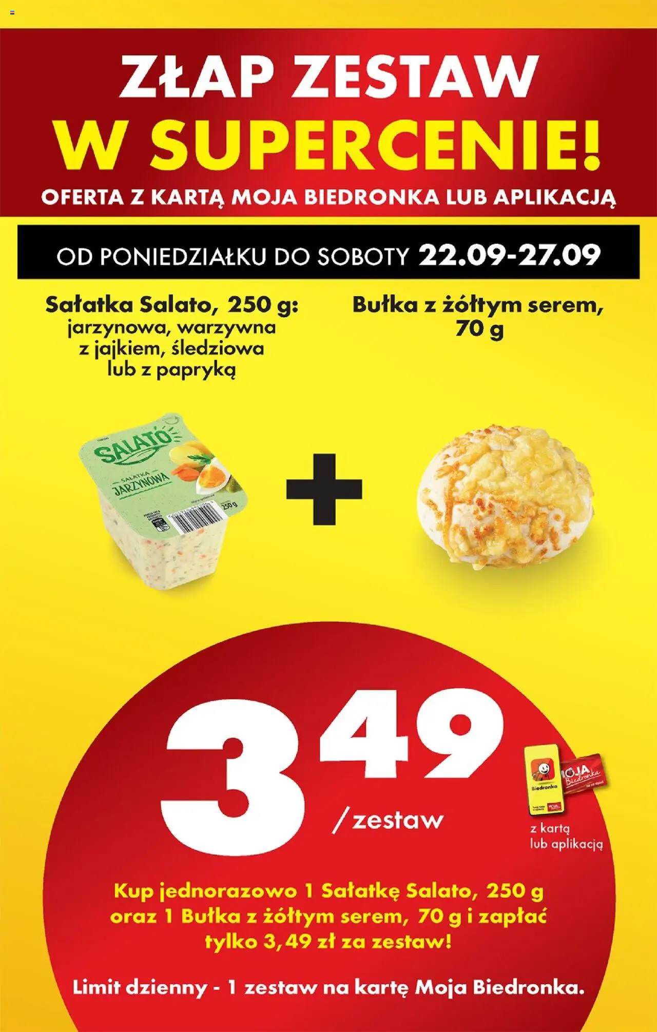 Biedronka gazetka od 22.09.2025 | Strona: 82 | Produkty: Karta, Papryka, Bułka, Sałatka