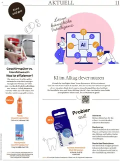 Migros - Magazin ab 25.08.2025 | Seite: 11 | Produkte: Geschirrspülmittel, Bilder, Geschirrspüler