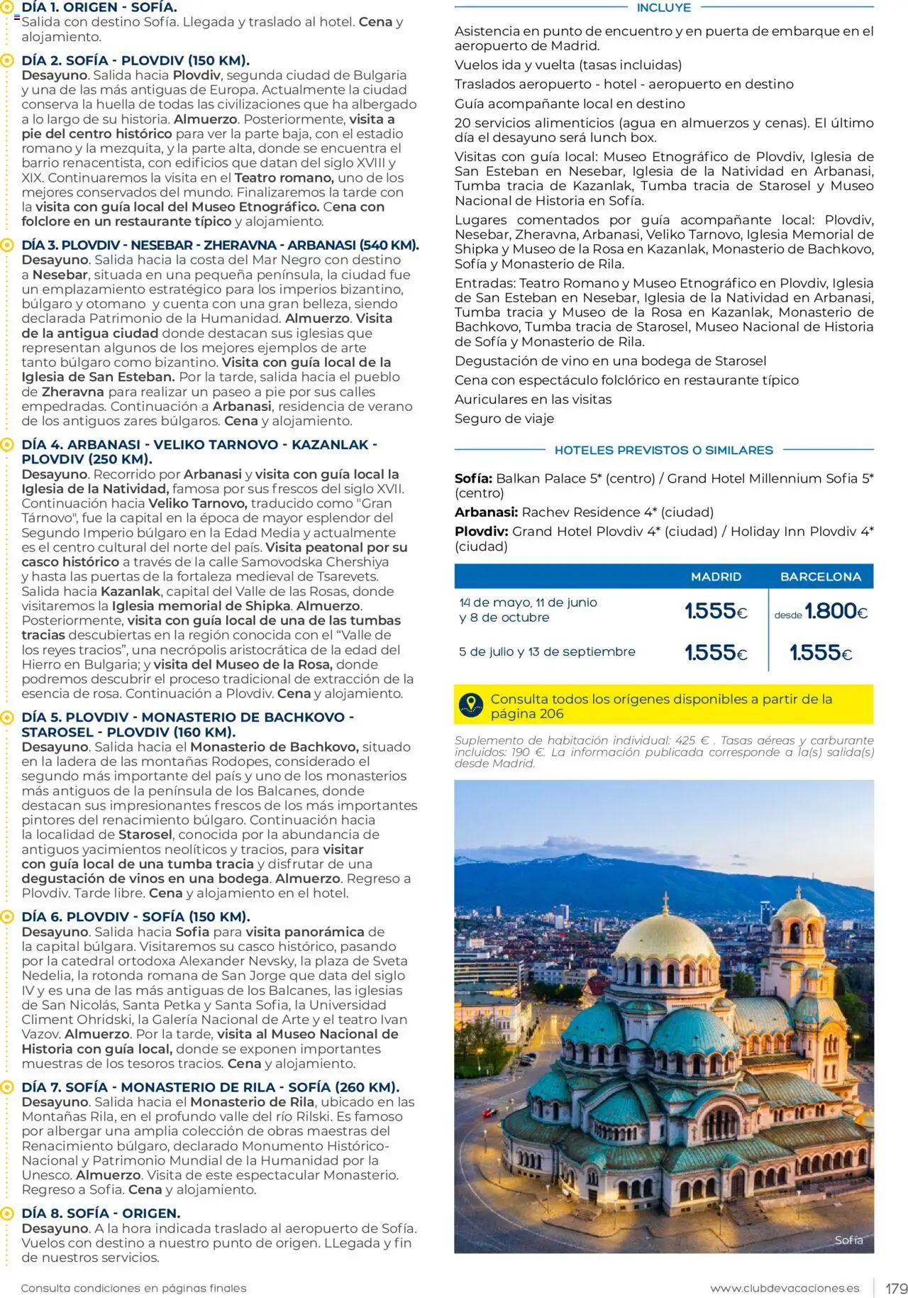 Viajes El Corte Inglés Club de Vacaciones │ válido desde el 01.01.2025 | Página: 179 | Productos: Vino, Auriculares