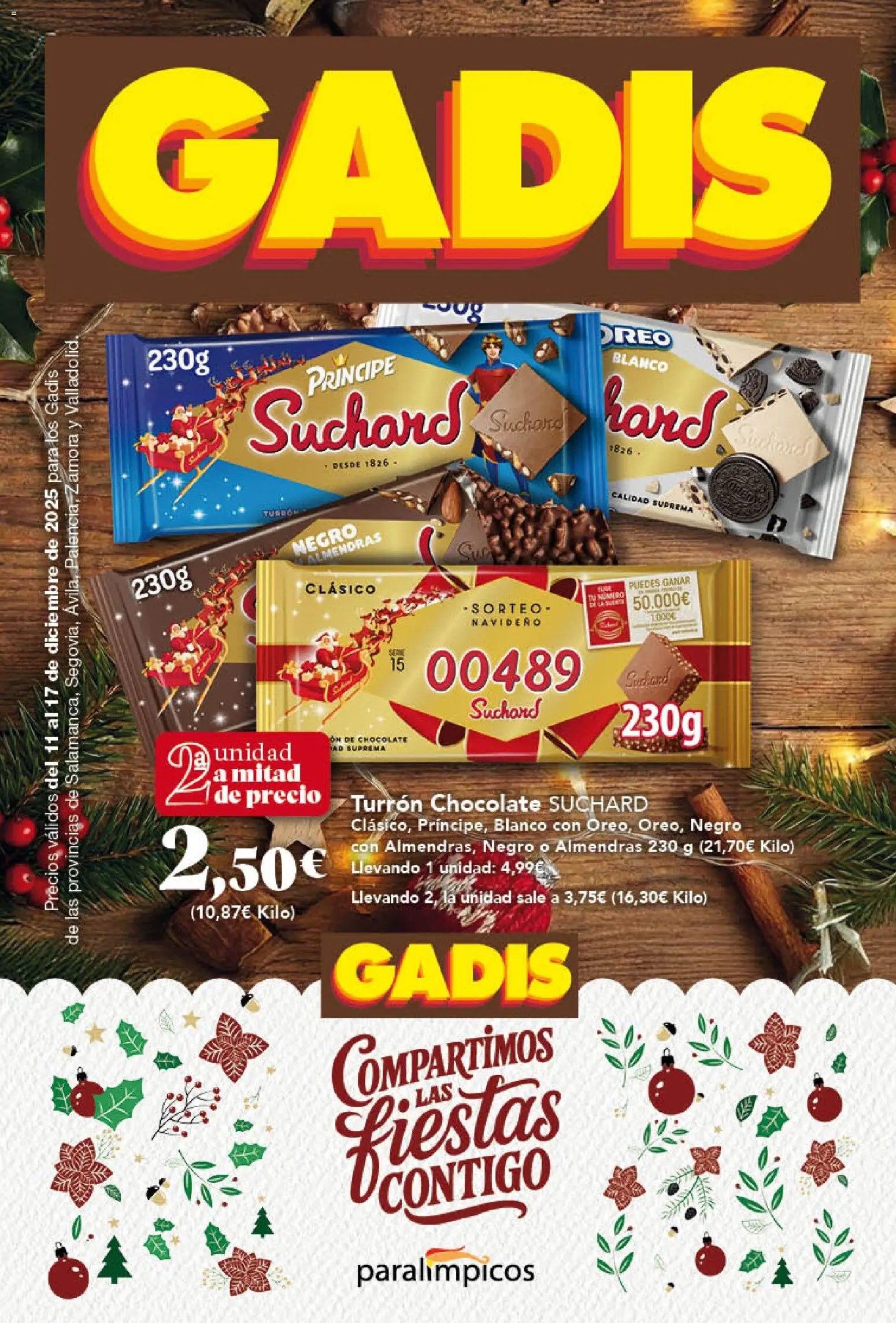 Gadis - folleto │ válido desde el 11.12.2025 | Página: 1 | Productos: Chocolate