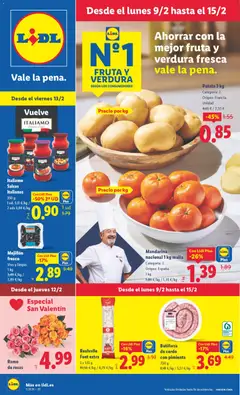 Vista previa Lidl folleto válido desde el 09.02.2026