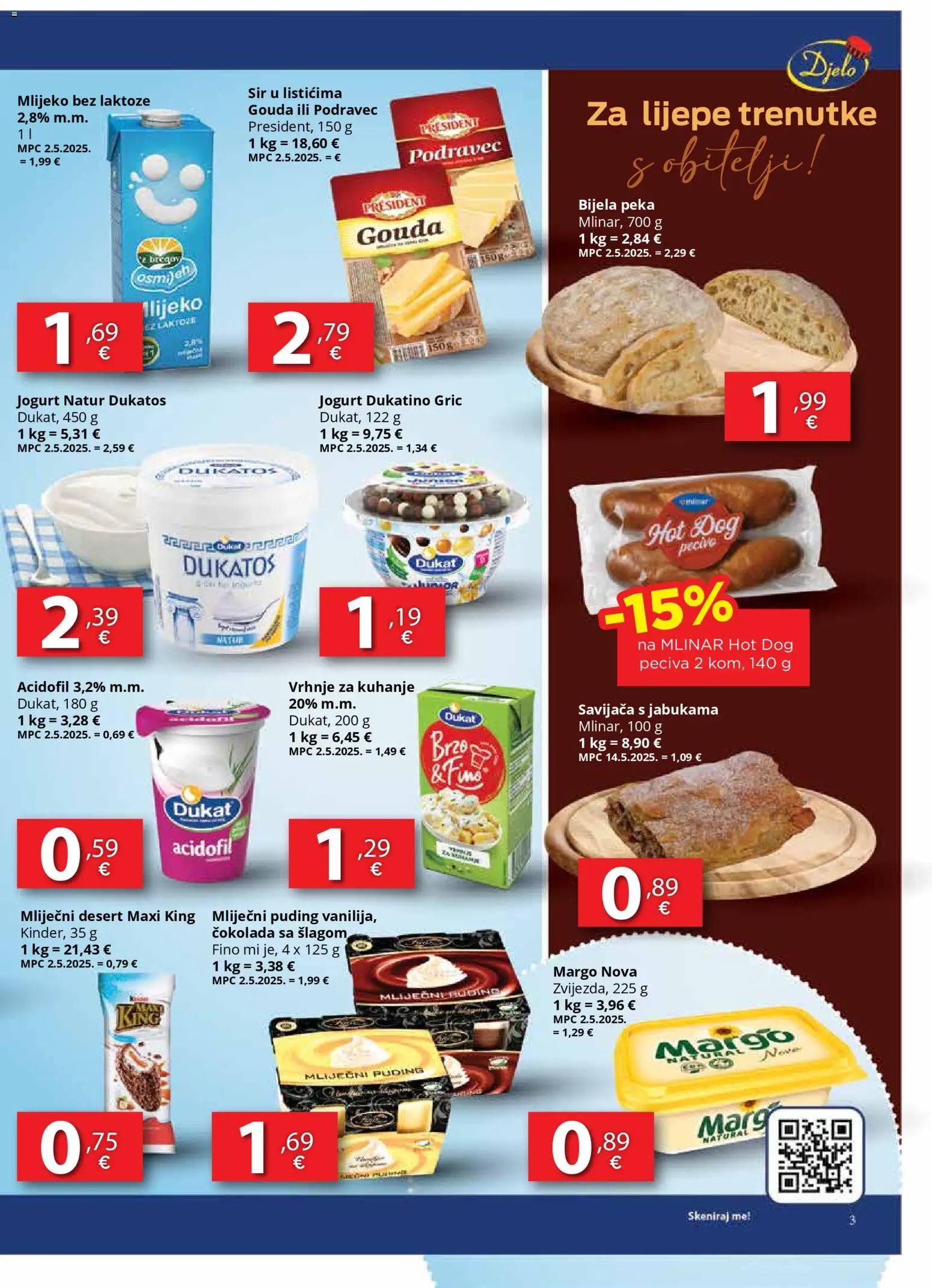 Djelo katalog | vrijedi od 12.11.2025 | Stranica: 3 | Proizvodi: Mlijeko, Jogurt, Puding, Mlijeko bez laktoze