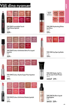 THE ONE Make-Up Pro On Screen Finish Primer, On screen finish primer, 30 ml. - Förhandsvisning av reklamblad från butik Oriflame aktuell från 08.10.2025 | Sida: 45 | Produkter: Highlighter, Primer