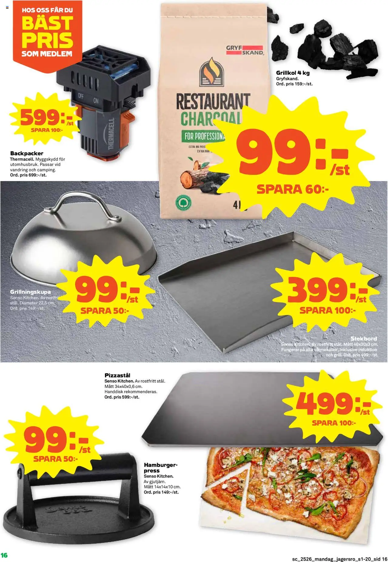Coop Forum reklamblad aktuell från 23.06.2025 | Sida: 16 | Produkter: Grillkol