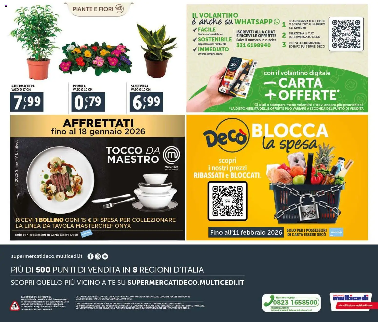 Volantino Decò del 09.01.2026 | Pagina: 20 | Prodotti: Tè, Smartphone, TV, Vaso