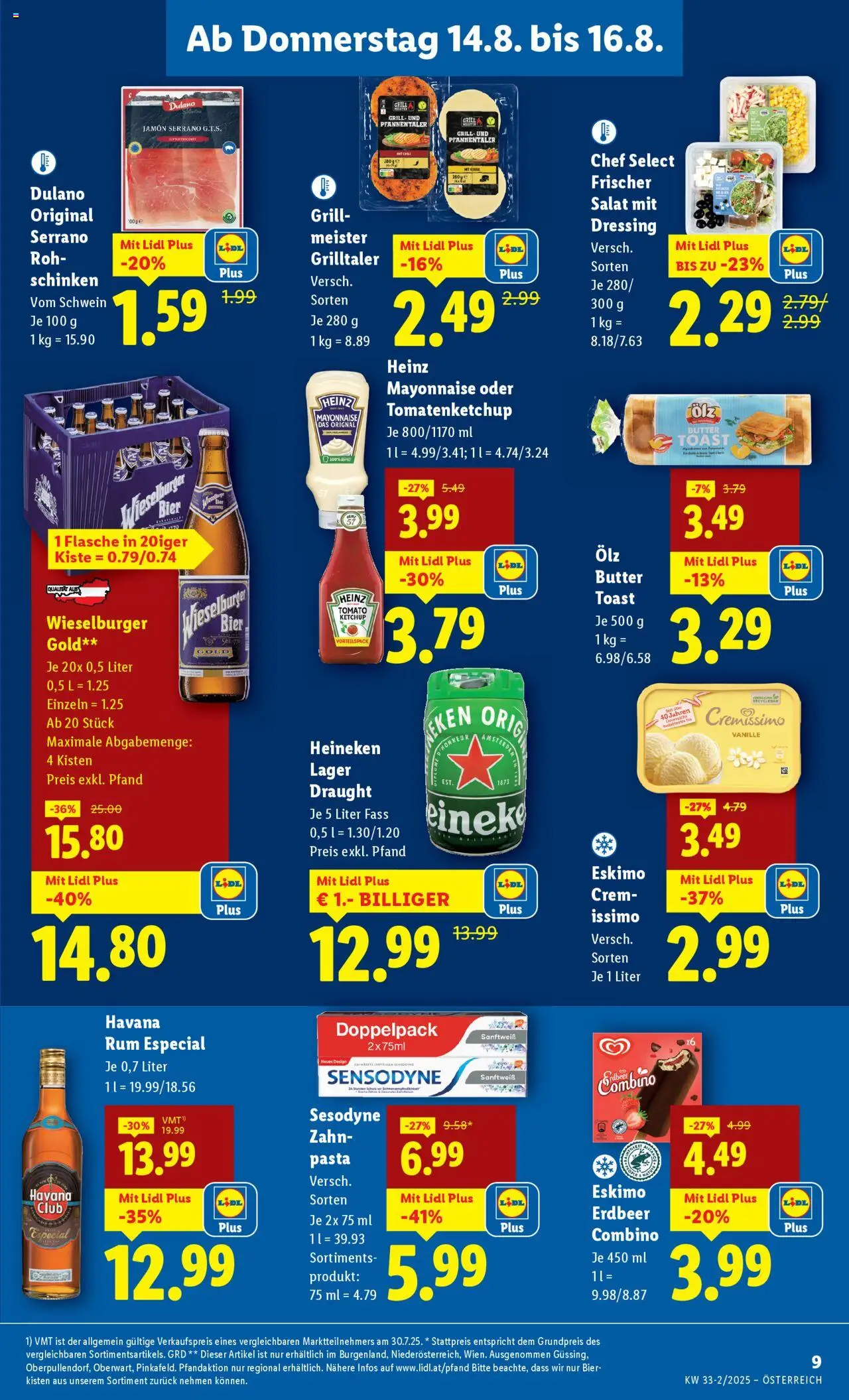 Lidl Flugblatt - Eisenstadt, Ebenfurth, Mattersburg gültig ab 14.08.2025 | Seite: 11 | Produkte: Salat, Chili, Grill, Schinken