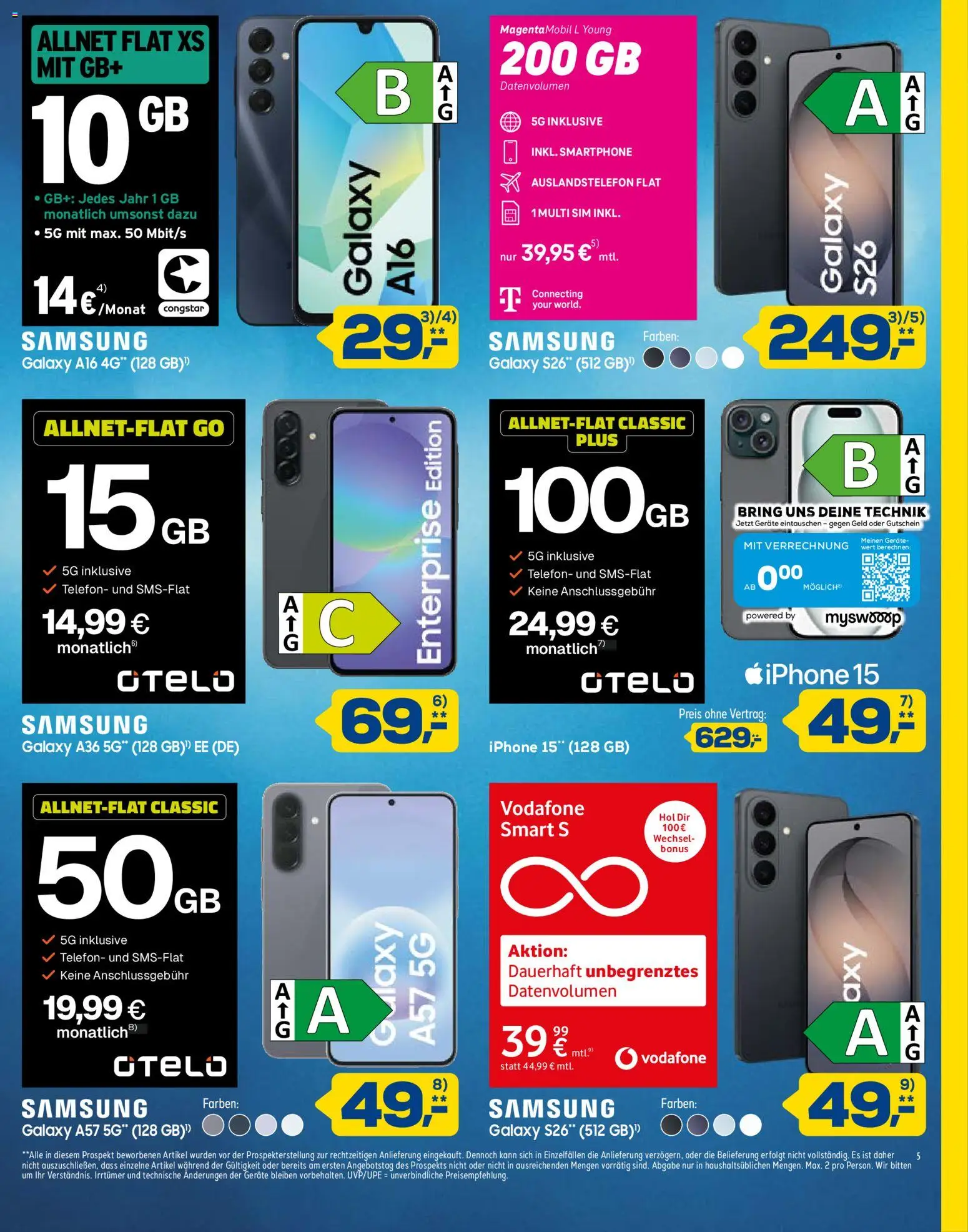 Euronics Prospekt Beilage – gültig ab 11.04.2026 | Seite: 5 | Produkte: Samsung, Iphone, Telefon, Smartphone