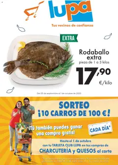 Vista previa Lupa Supermercados folleto válido desde el 25.09.2025