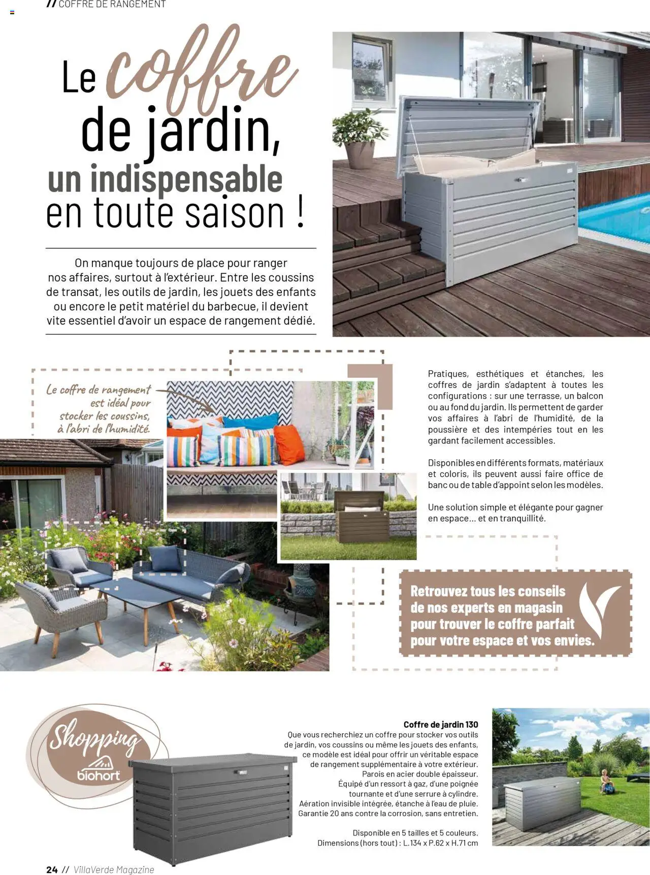  | Page: 24 | Produits: Jouets, Coffre de jardin, Coffre de rangement, Magazine