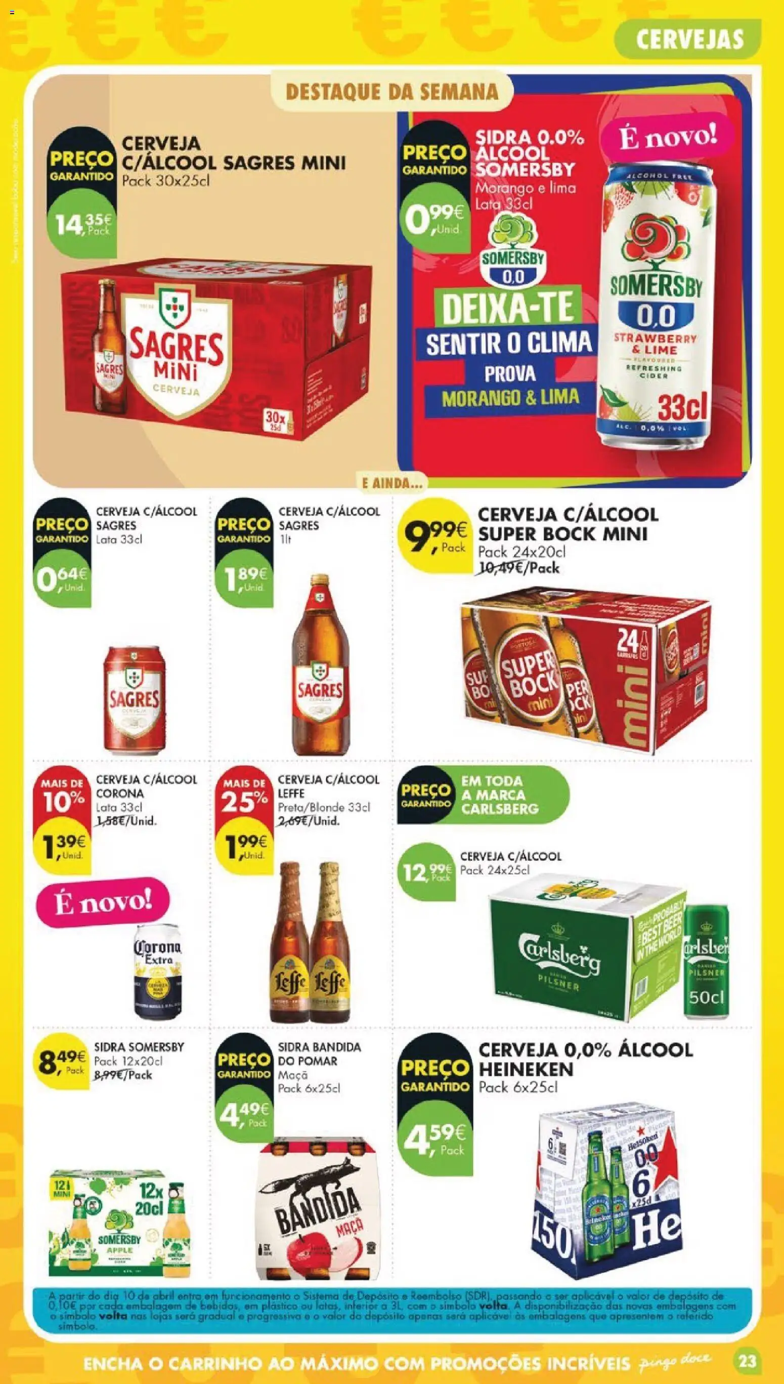 Pingo Doce folheto │ válido de 28.04.2026 | Página: 25 | Produtos: Super bock, Maça, Cerveja, Somersby