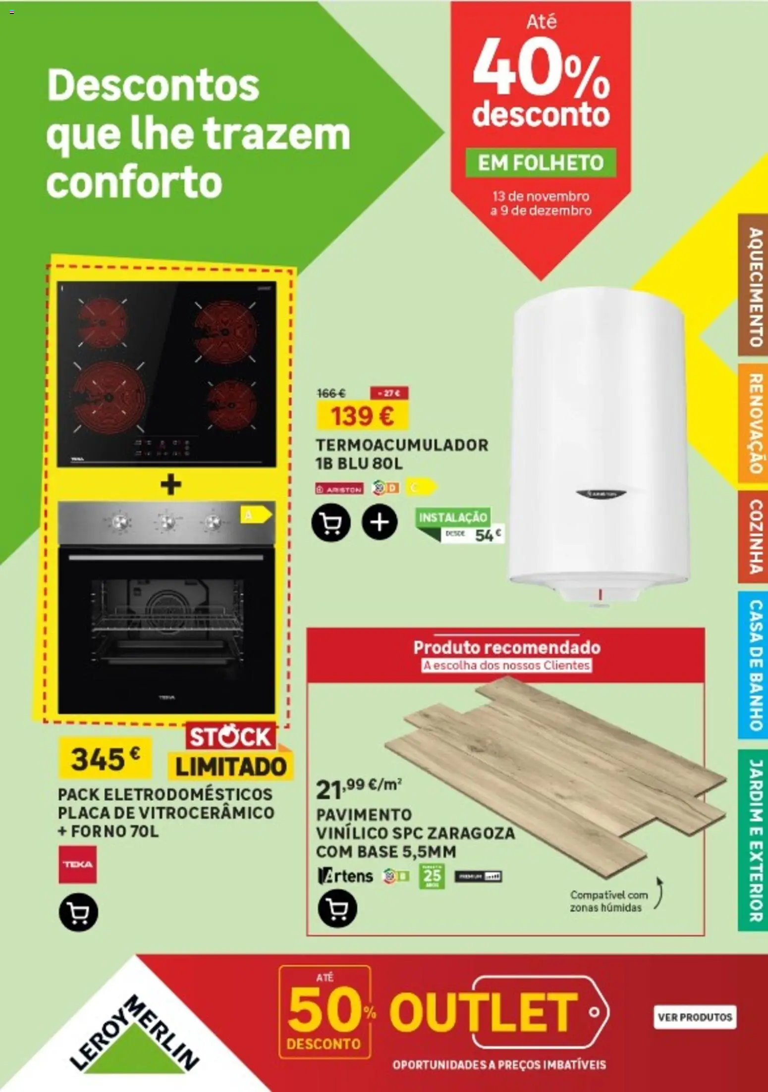 Leroy Merlin Arquipélago da Madeira │ válido de 13.11.2025 | Página: 1 | Produtos: Forno, Base, Casa de banho, Banho