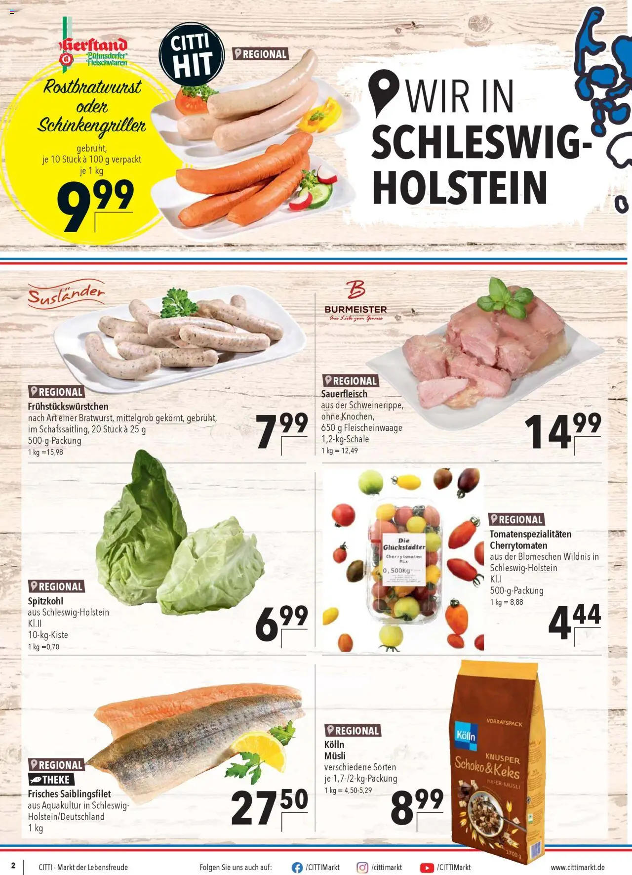 CITTI Markt - Aktuelle Angebote für Profis - gültig ab dem 30.07.2025 | Seite: 2 | Produkte: Kolln, Theke