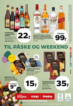 Kvickly - Tilbudsavis uge 12 gyldig fra 20.03.2026 | Side: 46 | Produkter: Ost, Cheddar, Slik, Whisky