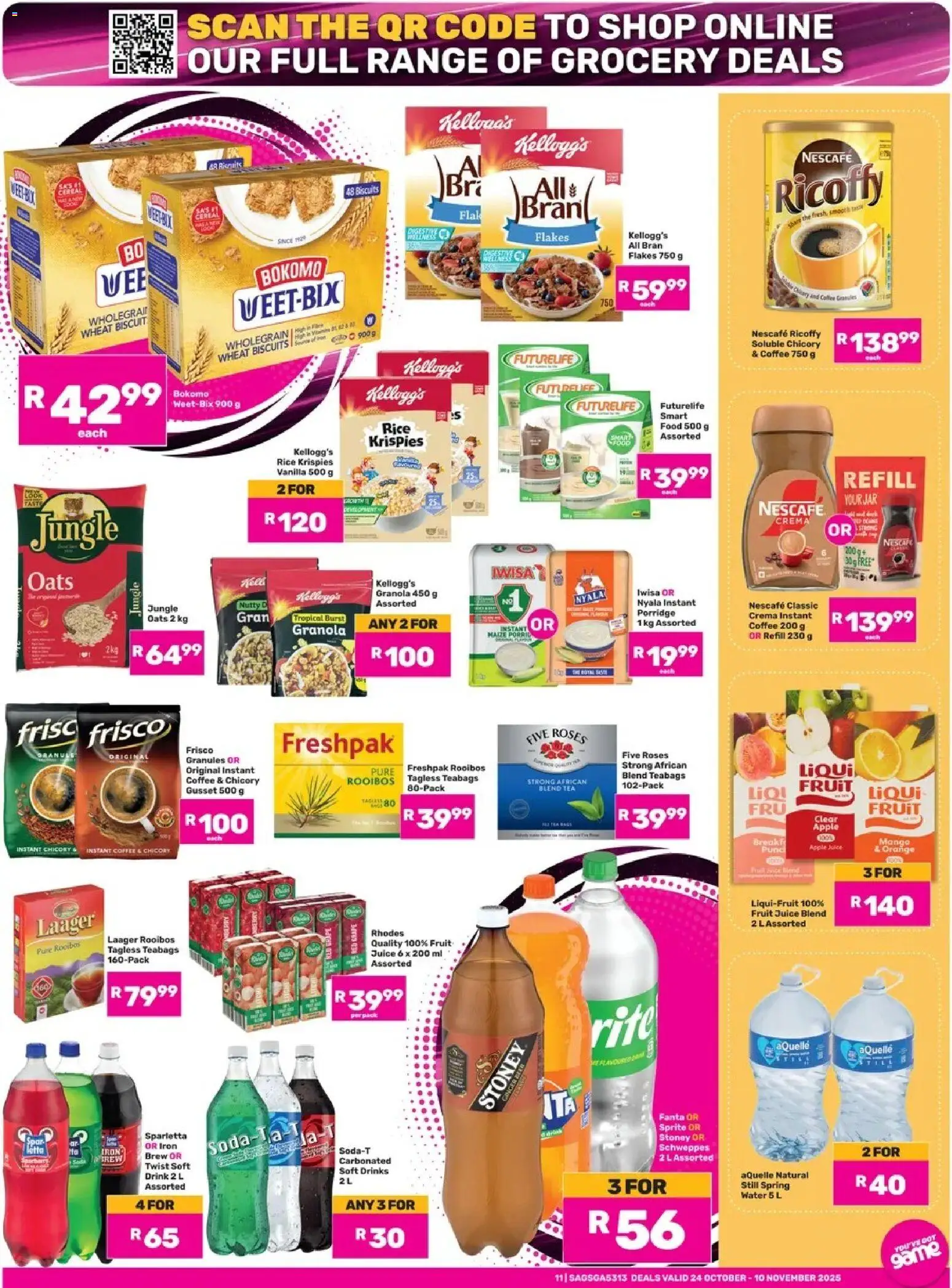 New Game catalogue – valid from 24.10.2025 | Page: 11 | Products: BB cream, Biscuits, Rice, Fruit