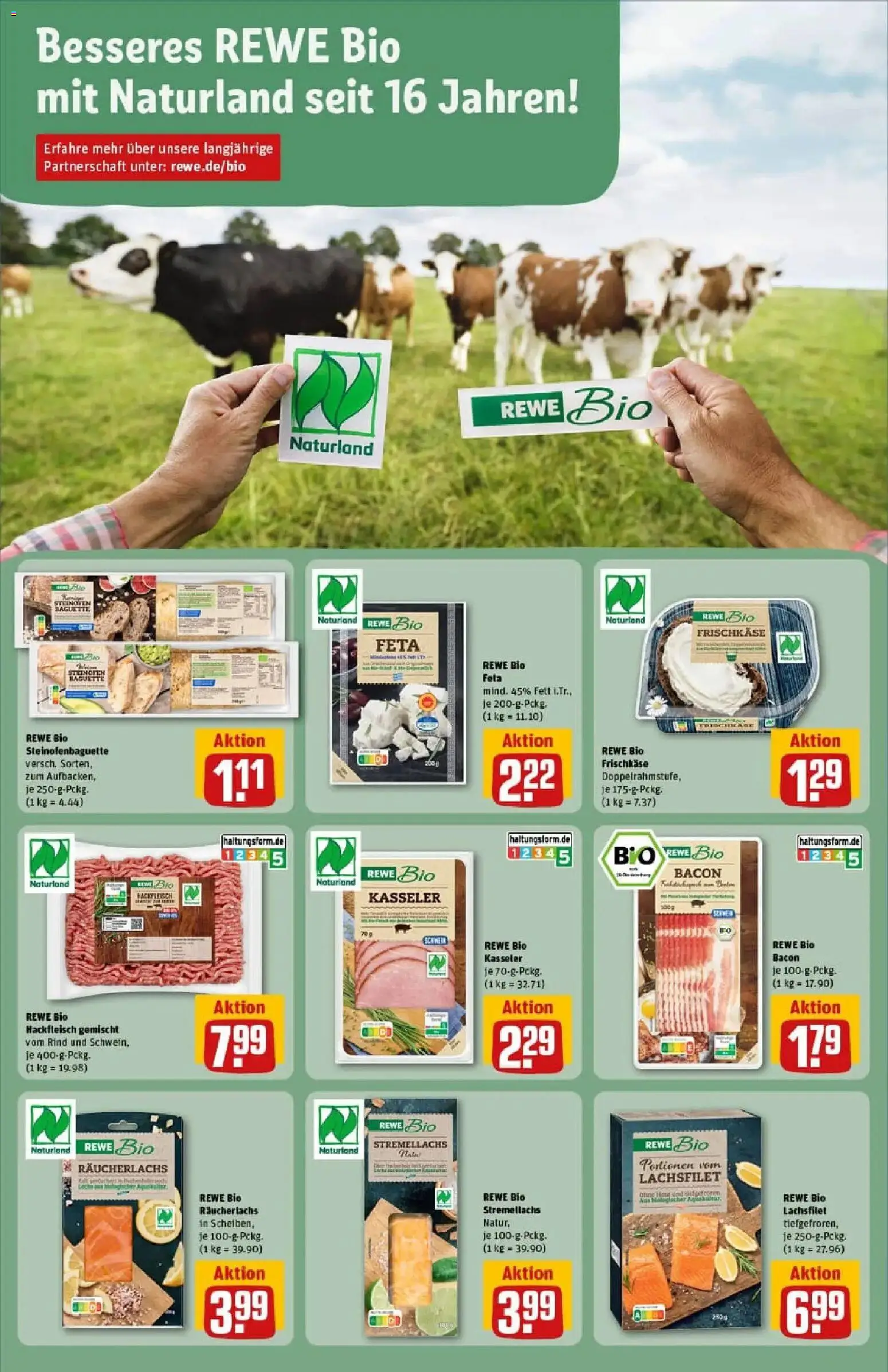 Rewe prospekt Lübeck	 – gültig ab 10.11.2025 | Seite: 19 | Produkte: Feta, Räucherlachs, Frischkase, Hackfleisch