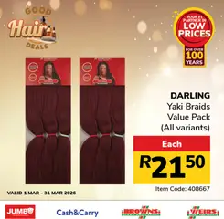 Jumbo specials catalogue – valid from 01.03.2026 | Page: 5 | Products: Braids