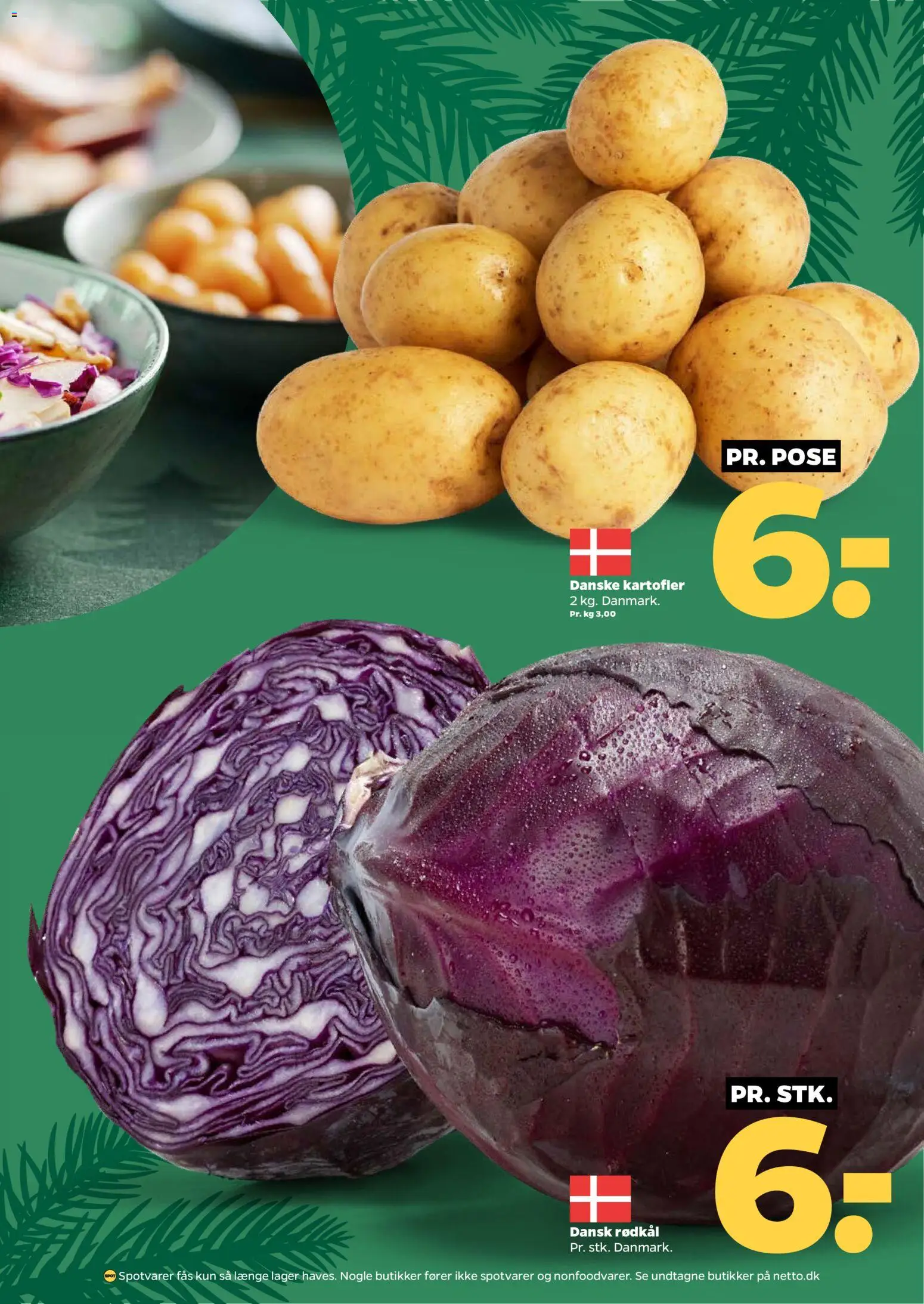 Netto tilbudsavis – gyldig fra 20.12.2025 | Side: 4 | Produkter: Kartofler, Rødkål