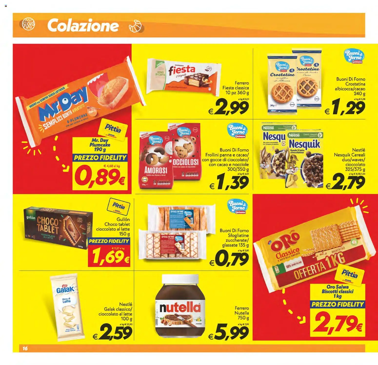 Volantino SuperConveniente del 24.10.2025 | Pagina: 16 | Prodotti: Cioccolato, Panna, Cacao, Forno