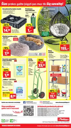 Thomas Philipps leidinys galioja nuo 02.03.2026 | Puslapis: 16 | Prekių: Pagalvė, Krepšys, Ploviklis, Viryklė