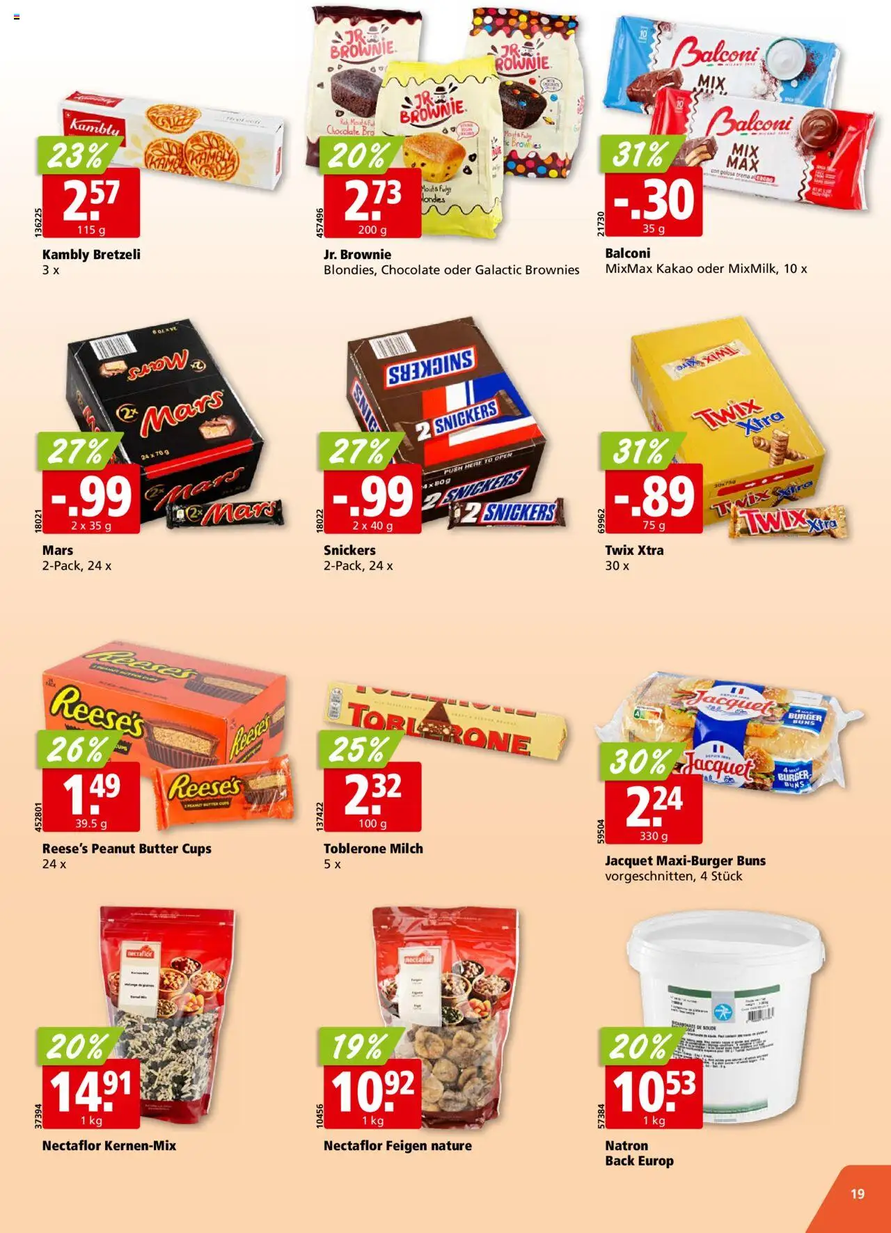 Aligro Aktionen Chavannes, Matran, Genf, Sitten ab 18.08.2025 | Seite: 19 | Produkte: Burger, Twix, Milch, Butter