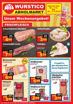 Wurstico Abholmarkt Flugblatt ab 11.09.2025 gültig