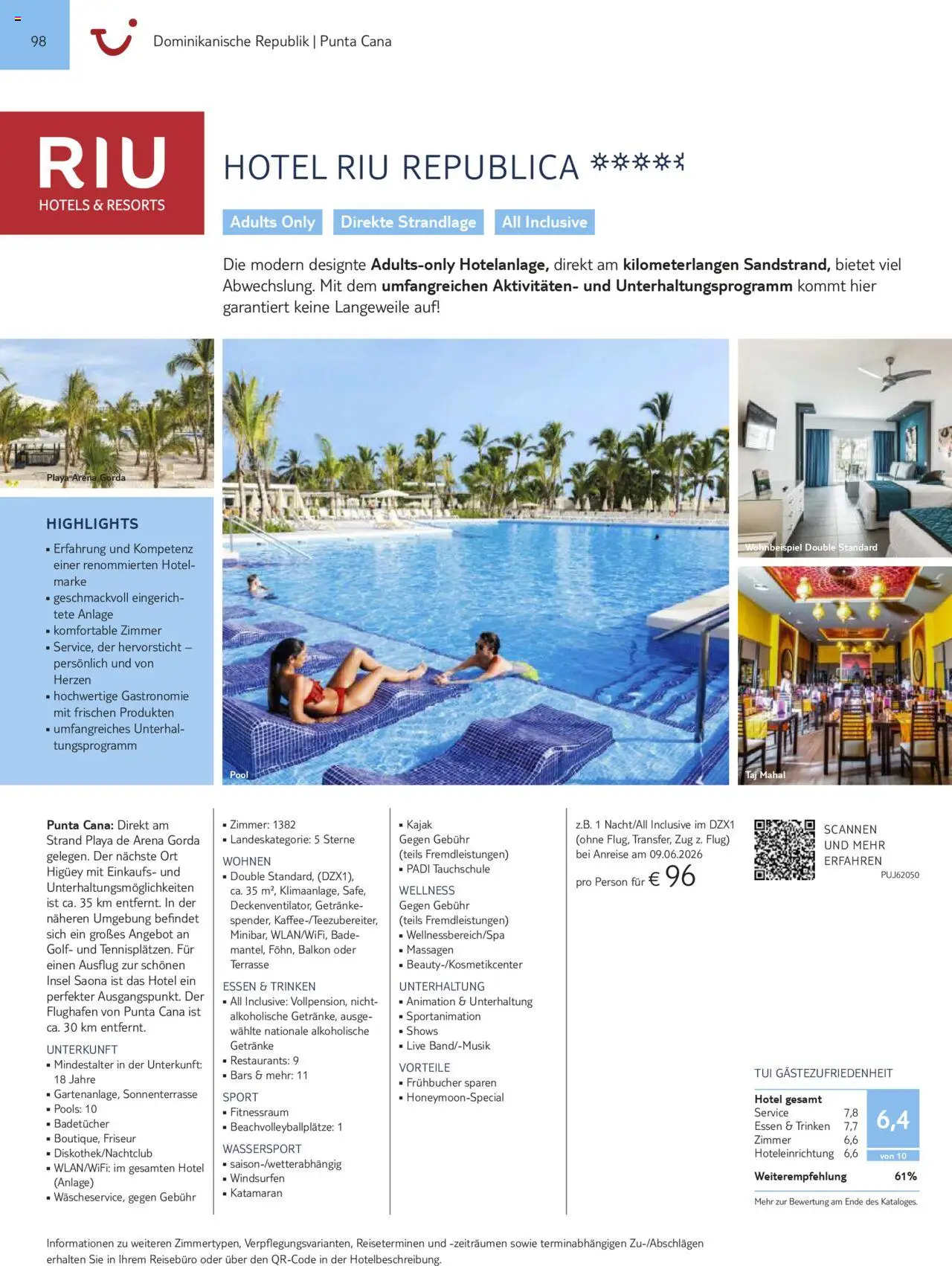 TUI Prospekt Mittelamerika & Karibik 2025/26	 – gültig ab 01.11.2025 | Seite: 98