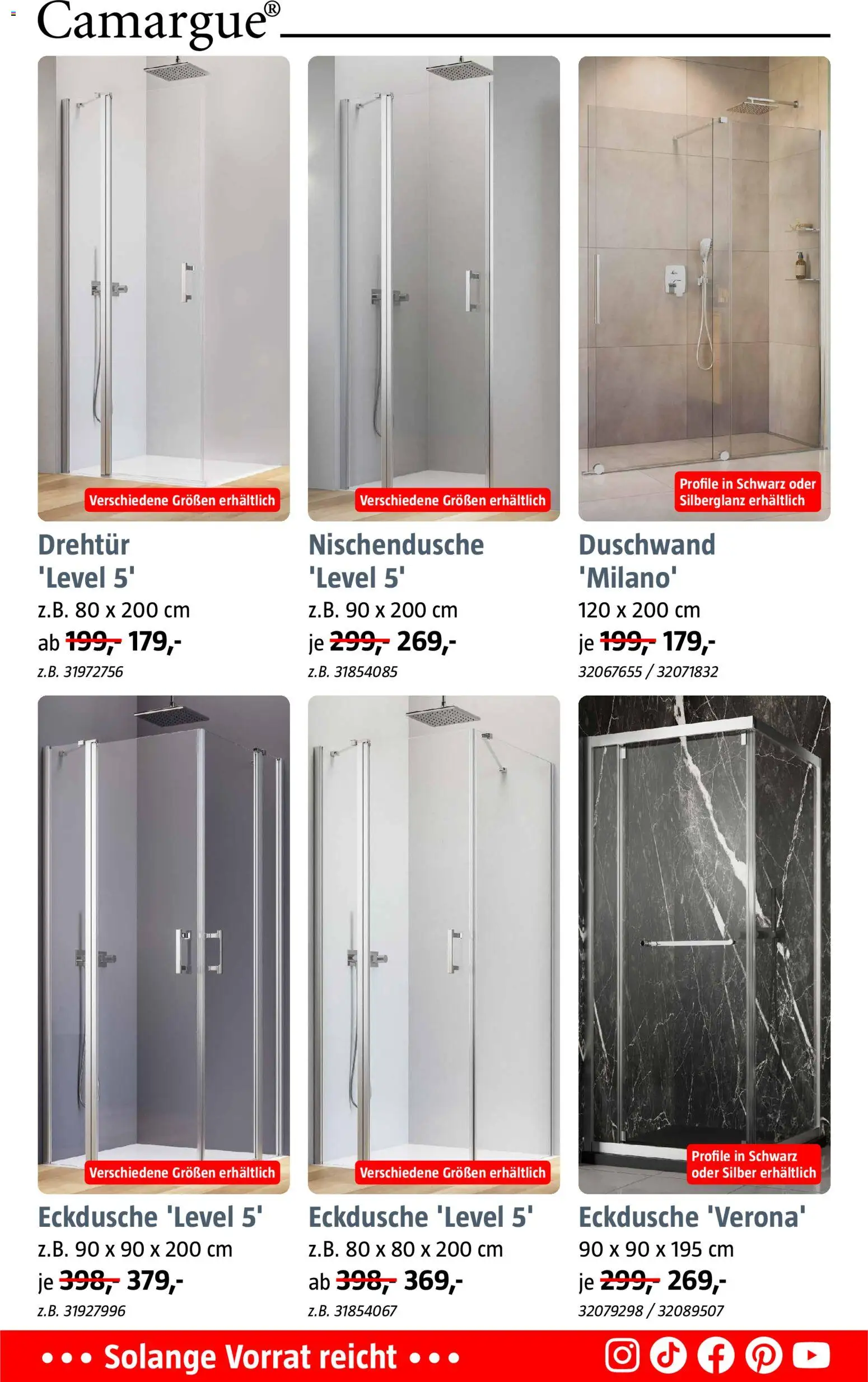 Bauhaus Prospekt Duschen Spezial – gültig ab 10.01.2026 | Seite: 2