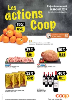Coop - Les actions de la semaine ab 20.11.2025 gültig