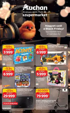 Auchan Black Friday - Szupermarket - amely érvényes a következő dátumtól: 20.11.2025