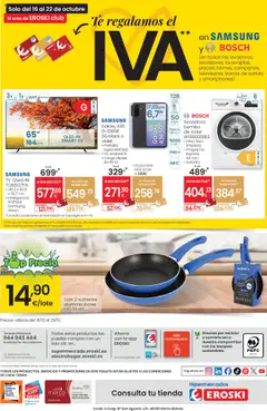 Vista previa Eroski - Precio más bajo  válido desde el 16.10.2025 | Página: 48 | Productos: Barras de sonido, Té, Secadora