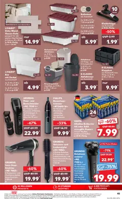 VARTA Alkaline-Batterien AA oder AAA »Longlife Power«, Vorrats-Big-Box, wiederverschließbar je 24-St.-Packg. – gültig ab 21.09.2025 | Seite: 45