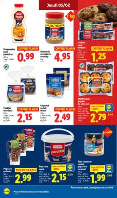 LIDL - Prévisualisation de Beurre de cacahuètes crunchy, Crunchy peanut butter, 1 kg valide à partir de 05.02.2026 | Page: 26