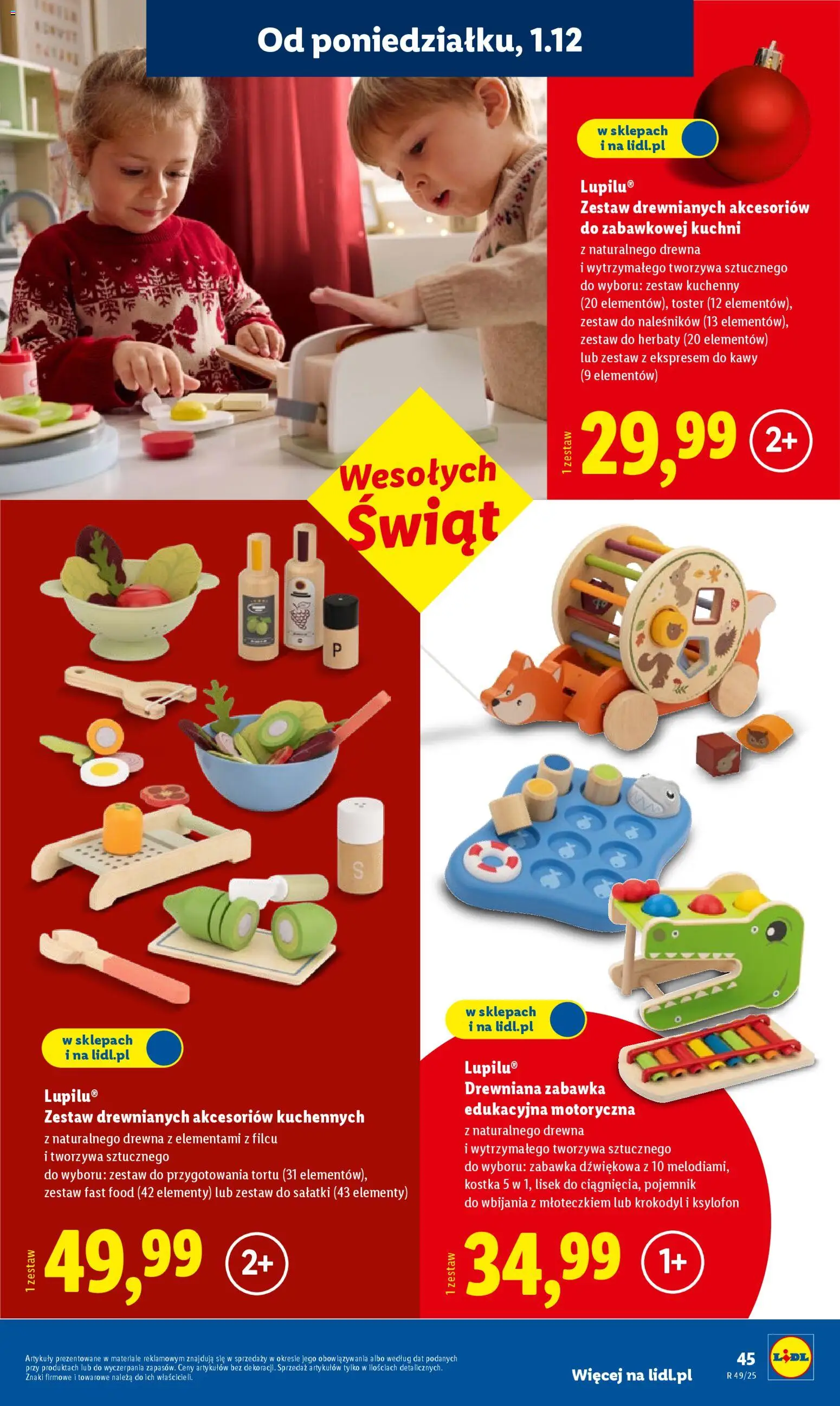 Lidl Katalog zabawek od 03.11.2025 | Strona: 45 | Produkty: Toster