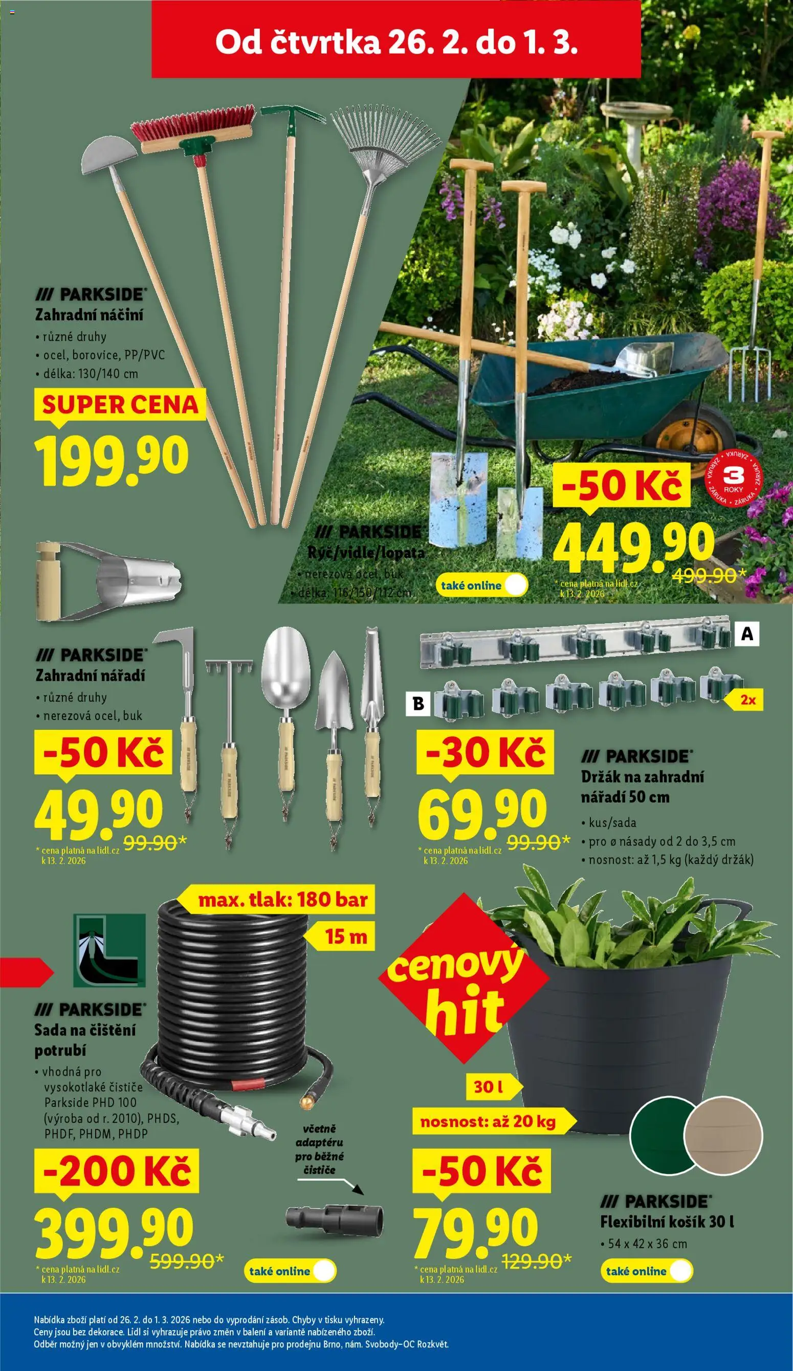 Lidl leták - Spotřební zboží od 23.02.2026 | Strana: 19 | Produkty: Parkside, Košík, Nářadí